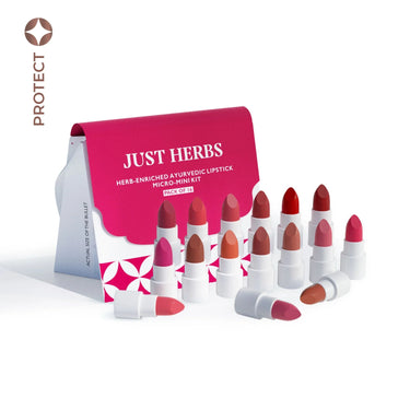 Herb Enriched Ayurvedic Lipstick Micro-Mini Kit
